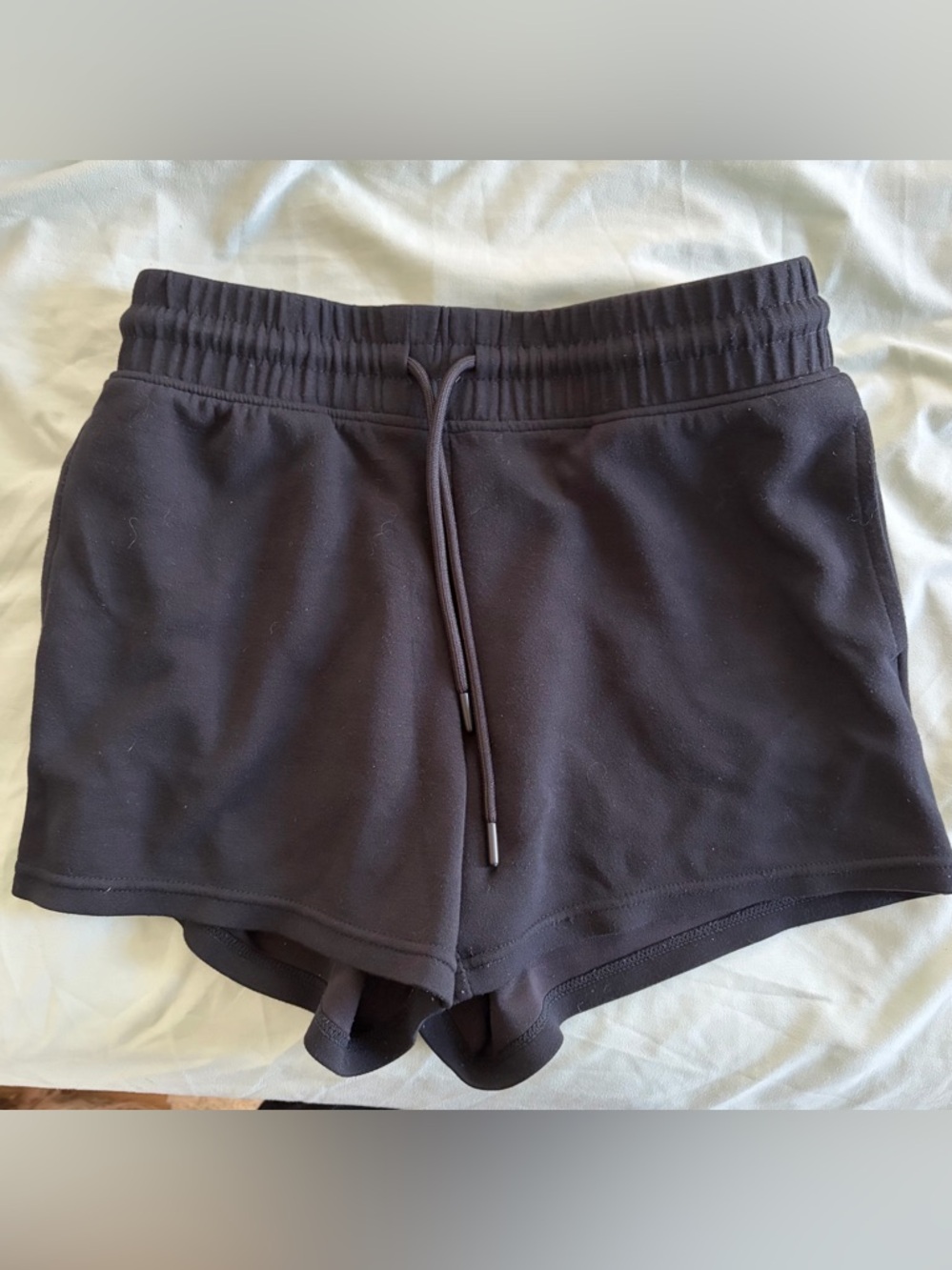 Women's Black Drawstring Shorts